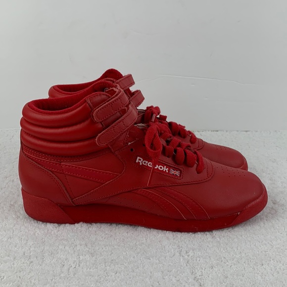 reebok classic red high tops